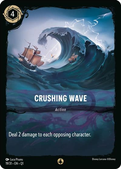Crushing Wave Illumineer's Quest: Deep Trouble Lorcana card