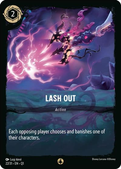 Lash Out Illumineer's Quest: Deep Trouble Lorcana card