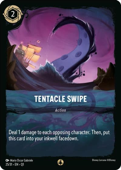 Tentacle Swipe Illumineer's Quest: Deep Trouble Lorcana card