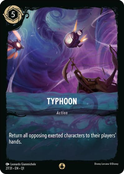 Typhoon Illumineer's Quest: Deep Trouble Lorcana card