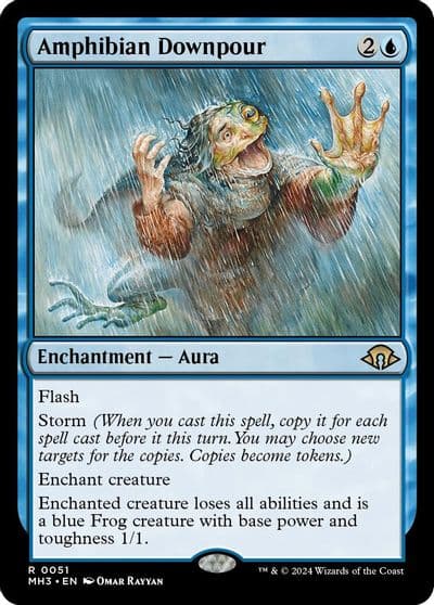 Amphibian Downpour Modern Horizons 3 Magic card