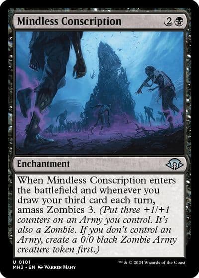 Mindless Conscription Modern Horizons 3 Magic card