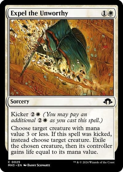 Expel the Unworthy Modern Horizons 3 Magic card