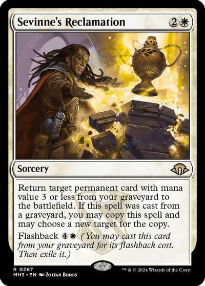 Sevinnes Reclamation Modern Horizons 3 Magic card