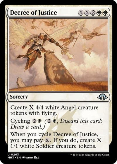 Decree of Justice Modern Horizons 3 Magic card