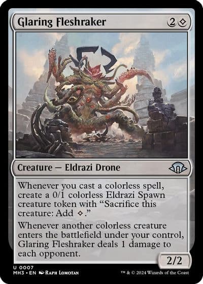 Glaring Fleshraker Modern Horizons 3 Magic card