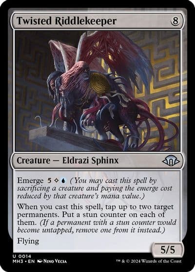 Twisted Riddlekeeper Modern Horizons 3 Magic card
