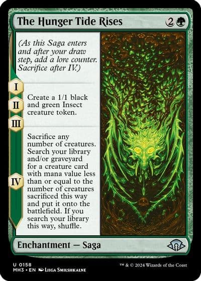 The Hunger Tide Rises Modern Horizons 3 Magic card