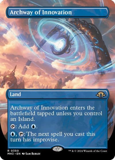 Archway of Innovation Borderless Modern Horizons 3 Magic card