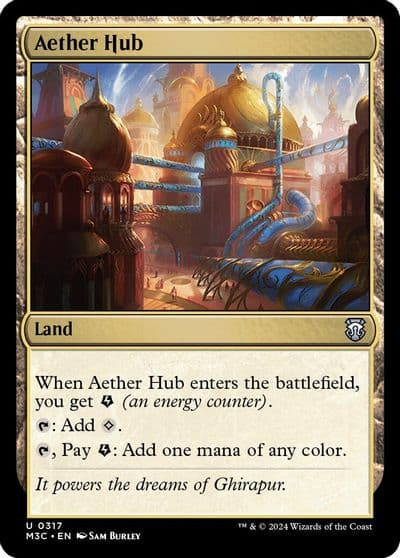Aether Hub Commander: Modern Horizons 3 Magic card