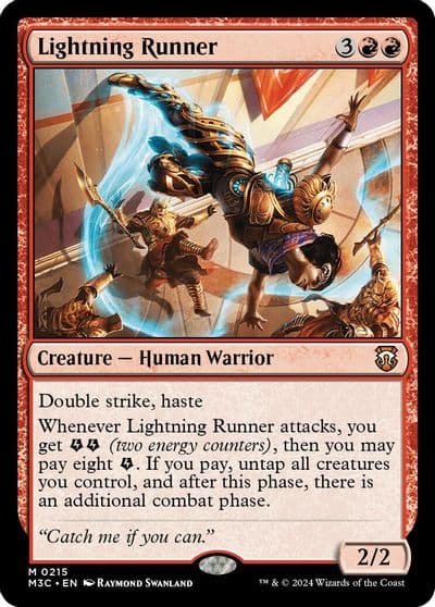 Lightning Runner Commander: Modern Horizons 3 Magic card