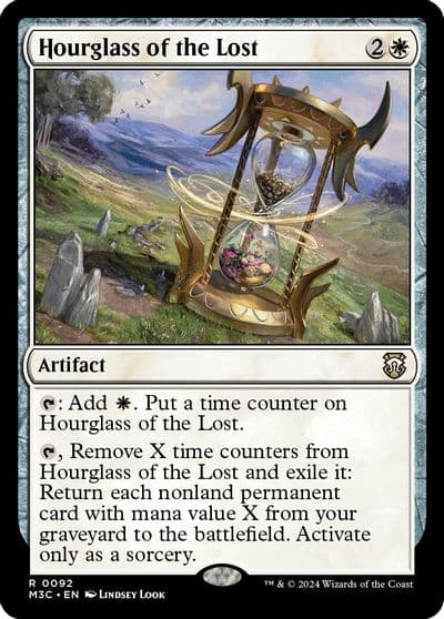 Hourglass of the Lost Commander: Modern Horizons 3 Magic card