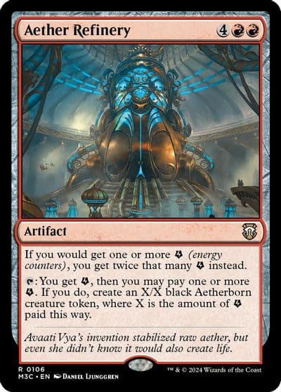 Aether Refinery Commander: Modern Horizons 3 Magic card