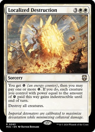 Localized Destruction Commander: Modern Horizons 3 Magic card
