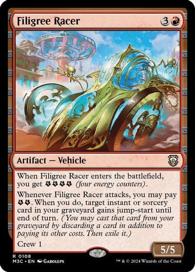 Filigree Racer Commander: Modern Horizons 3 Magic card