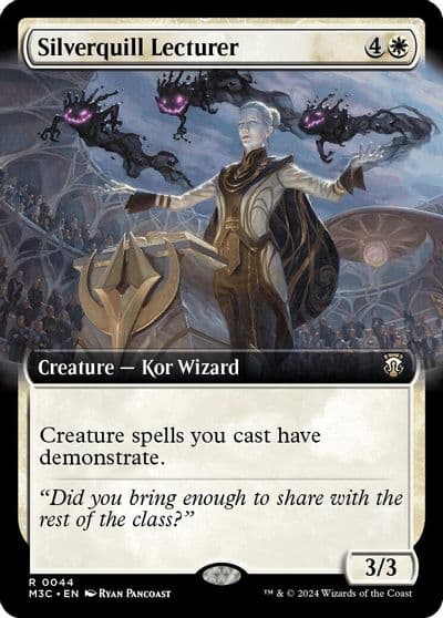 Silverquill Lecturer Extended Art Commander: Modern Horizons 3 Magic card