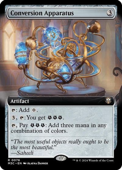 Conversion Apparatus Extended Art Commander: Modern Horizons 3 Magic card