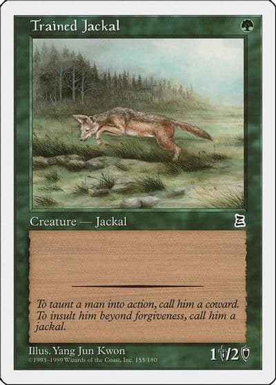 Trained Jackal Portal Three Kingdoms Magic card