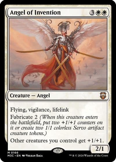 Angel of Invention Ripple Foil Commander: Modern Horizons 3 Magic card