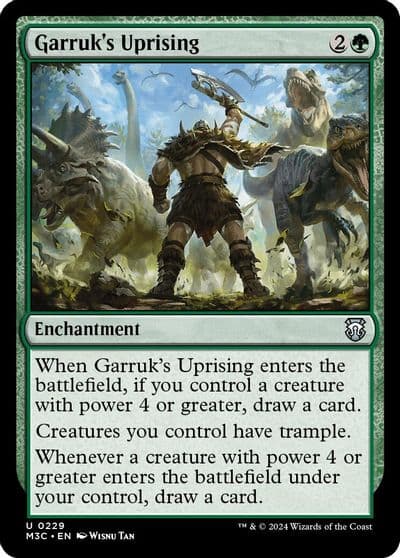 Garruks Uprising Commander: Modern Horizons 3 Magic card