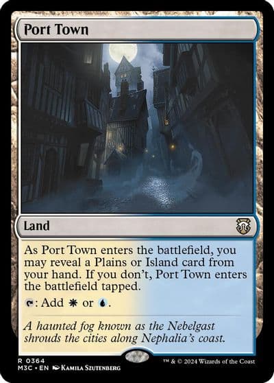 Port Town Ripple Foil Commander: Modern Horizons 3 Magic card