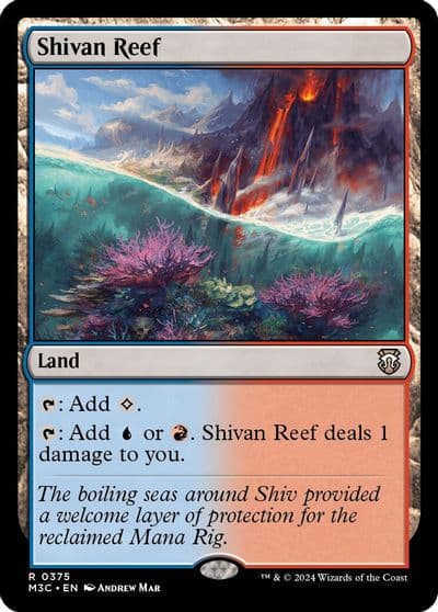Shivan Reef Ripple Foil Commander: Modern Horizons 3 Magic card