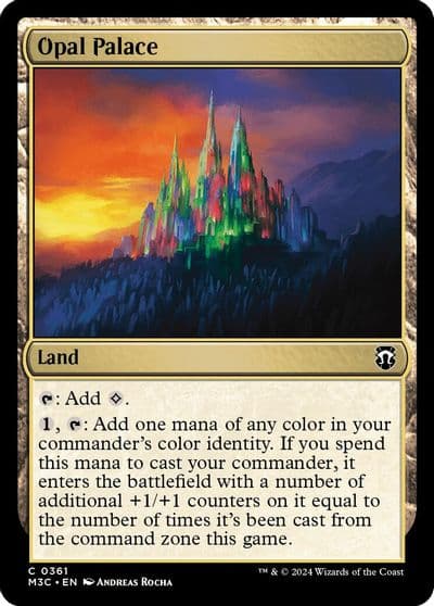 Opal Palace Commander: Modern Horizons 3 Magic card