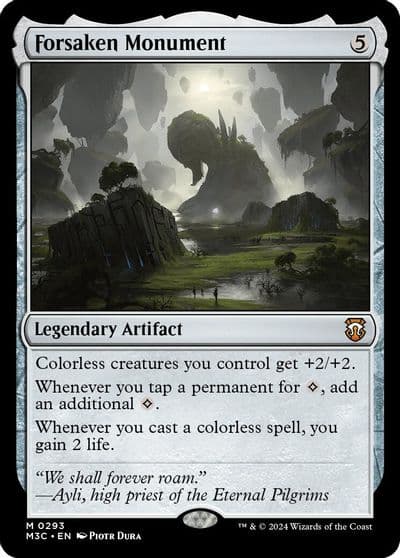 Forsaken Monument Commander: Modern Horizons 3 Magic card