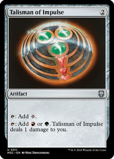 Talisman of Impulse Commander: Modern Horizons 3 Magic card