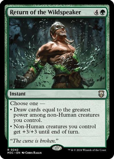 Return of the Wildspeaker Commander: Modern Horizons 3 Magic card