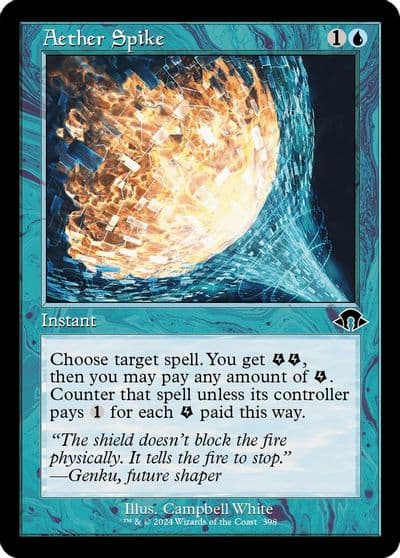 Aether Spike Retro Frame Modern Horizons 3 Magic card