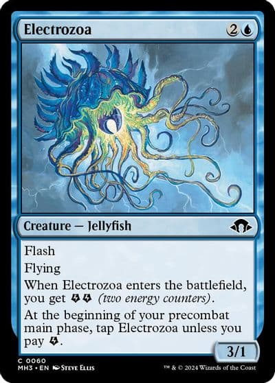 Electrozoa Modern Horizons 3 Magic card