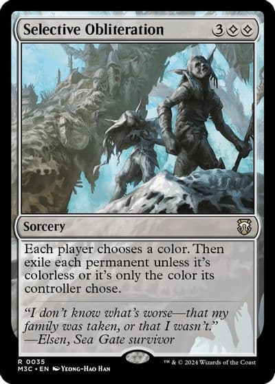 Selective Obliteration Commander: Modern Horizons 3 Magic card