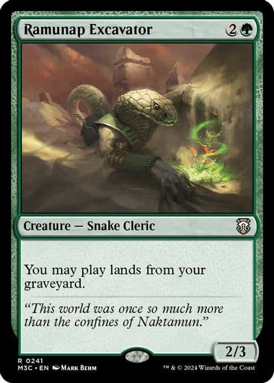 Ramunap Excavator Commander: Modern Horizons 3 Magic card