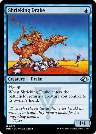 Shrieking Drake Modern Horizons 3 Magic card