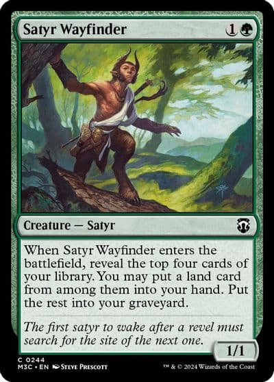 Satyr Wayfinder Commander: Modern Horizons 3 Magic card