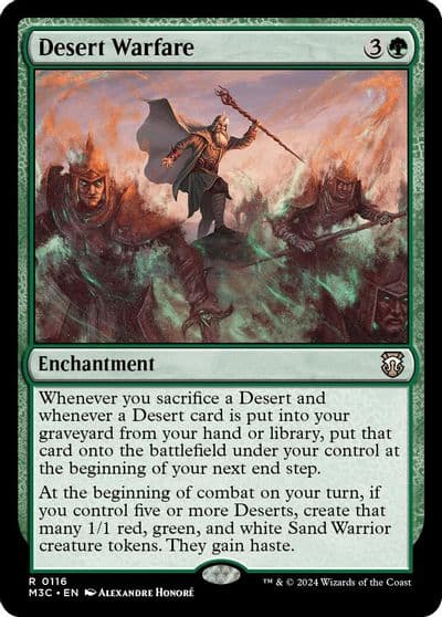 Desert Warfare Commander: Modern Horizons 3 Magic card