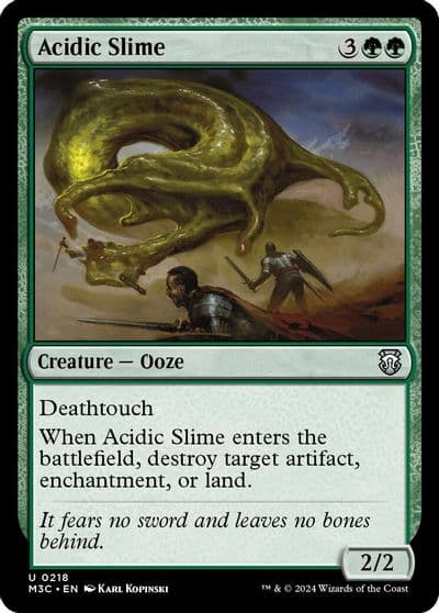 Acidic Slime Commander: Modern Horizons 3 Magic card