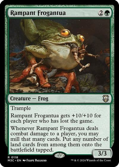 Rampant Frogantua Commander: Modern Horizons 3 Magic card