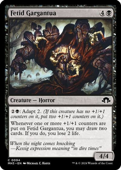 Fetid Gargantua Modern Horizons 3 Magic card
