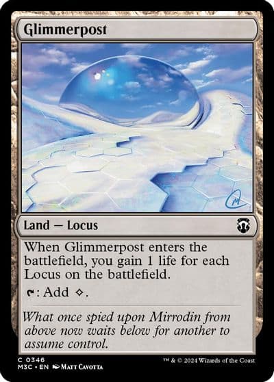 Glimmerpost Commander: Modern Horizons 3 Magic card