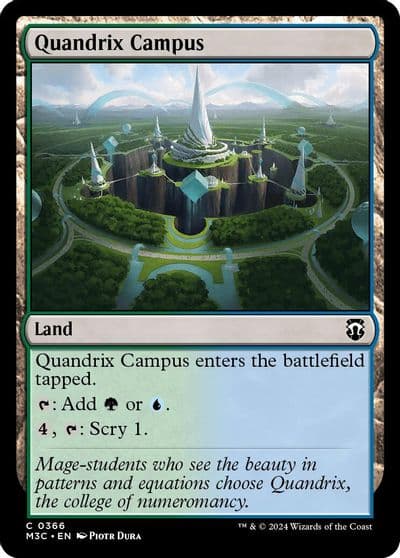 Quandrix Campus Commander: Modern Horizons 3 Magic card