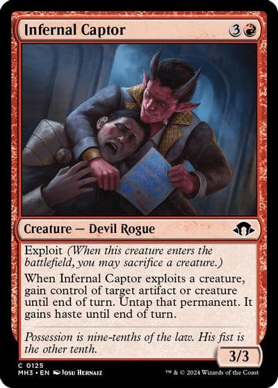 Infernal Captor Modern Horizons 3 Magic card