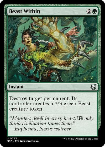 Beast Within Commander: Modern Horizons 3 Magic card