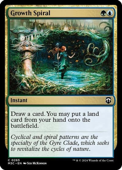 Growth Spiral Commander: Modern Horizons 3 Magic card
