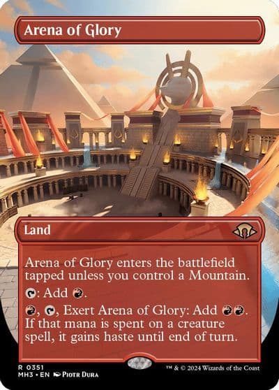 Arena of Glory Borderless Modern Horizons 3 Magic card