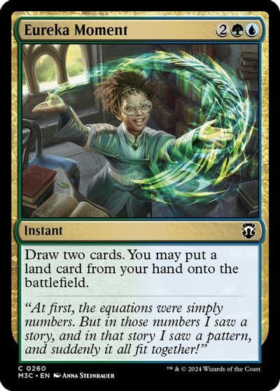 Eureka Moment Commander: Modern Horizons 3 Magic card
