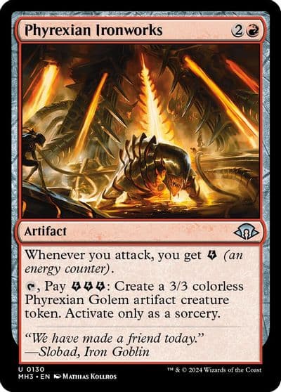 Phyrexian Ironworks Modern Horizons 3 Magic card