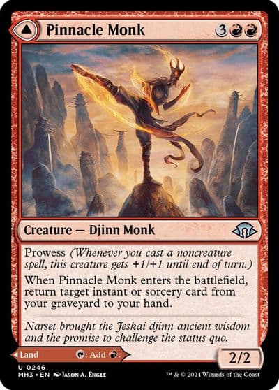 Pinnacle Monk Modern Horizons 3 Magic card