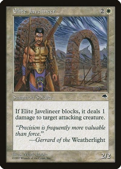 Elite Javelineer Tempest Magic card